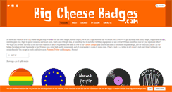 Desktop Screenshot of bigcheesebadges.com